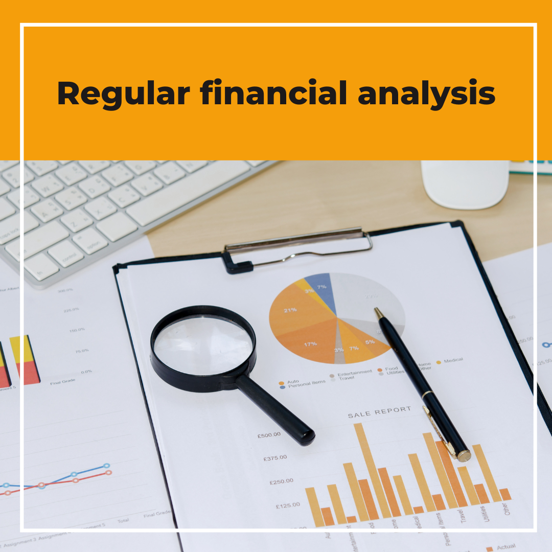 Regular financial analysis for companies